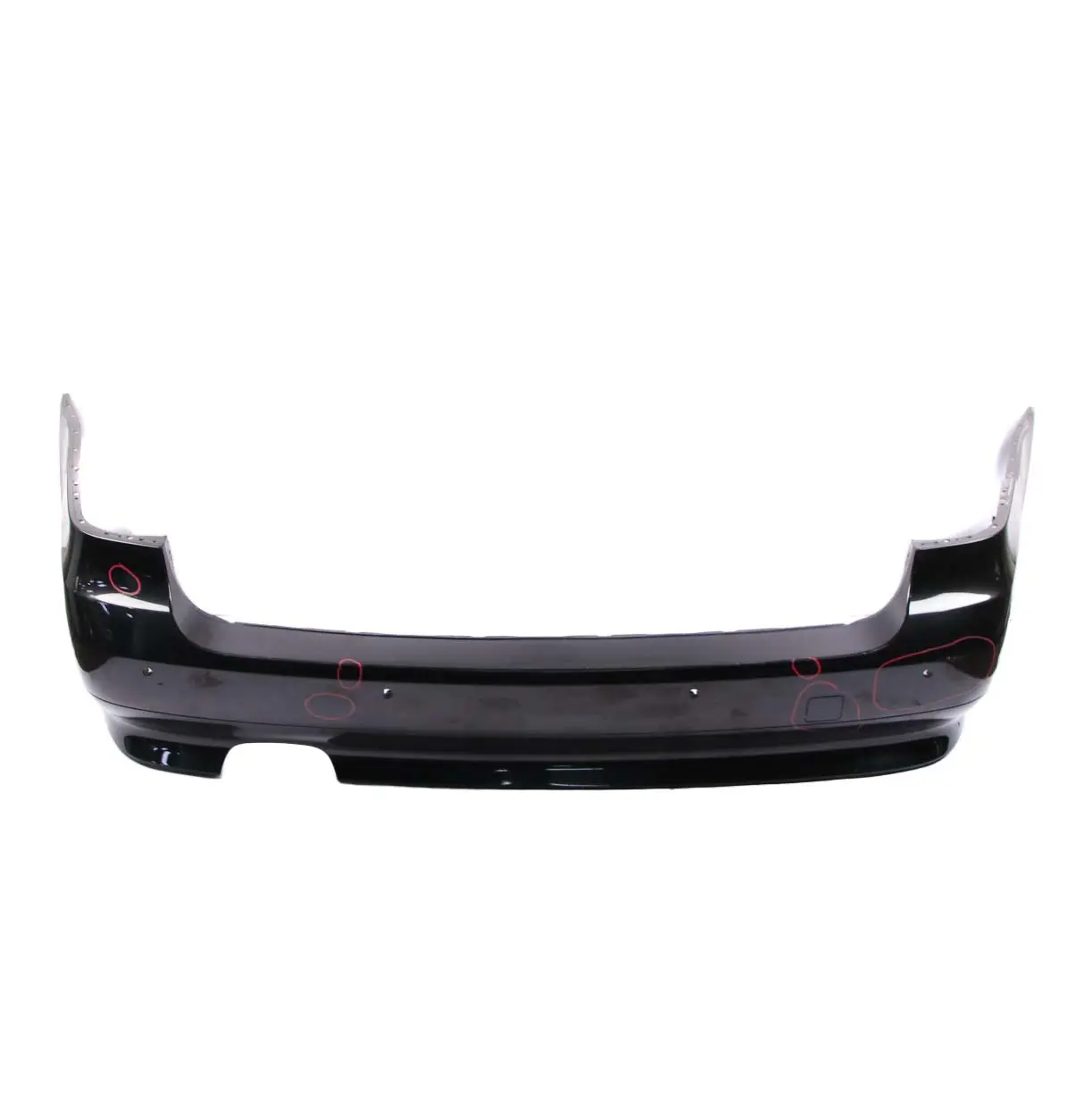 Rear Bumper BMW E61 LCI Touring Trim Panel PDC Black Sapphire Metallic - 475