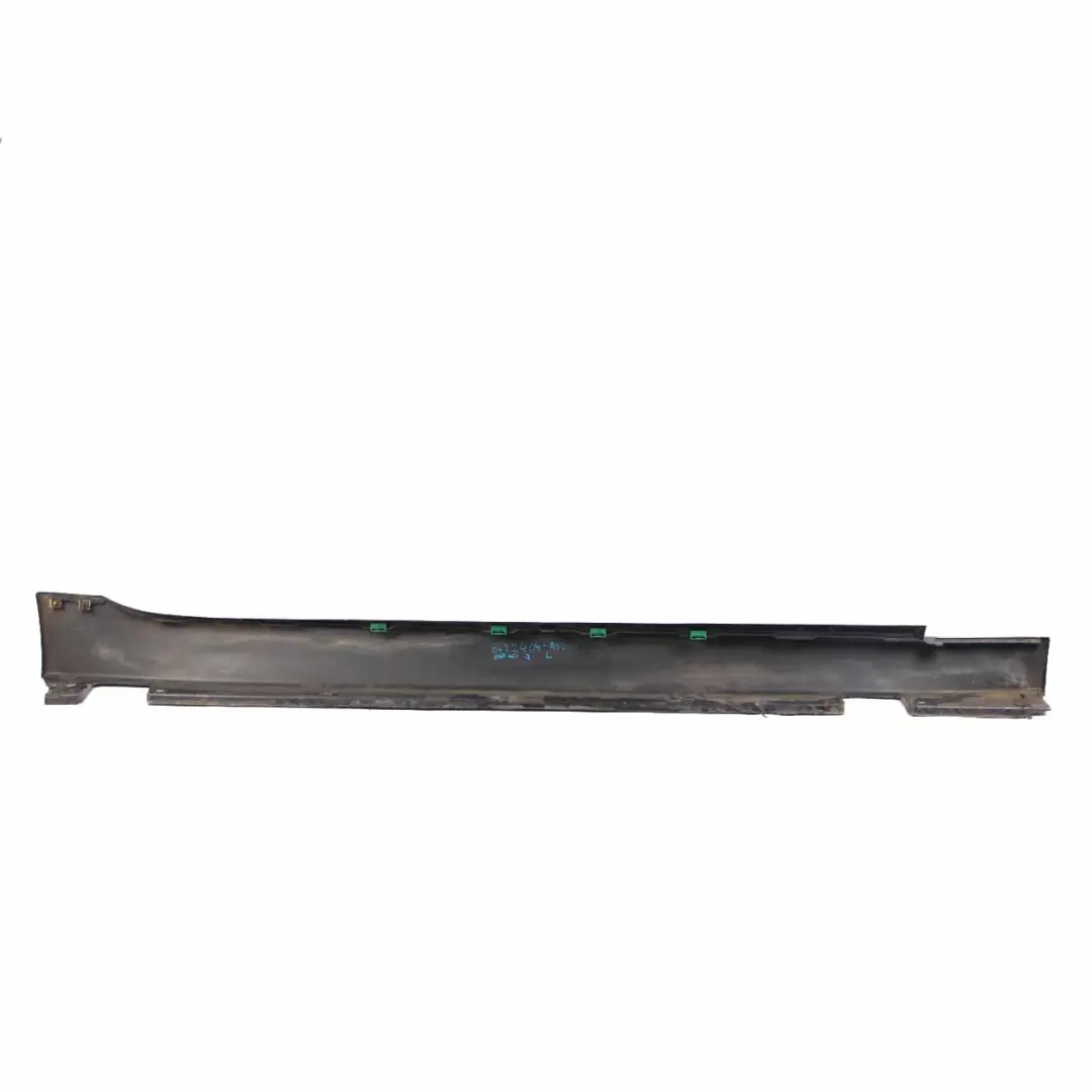 BMW E60 LCI Side Skirt Door Sill Cover Left N/S Black Sapphire Metallic - 475