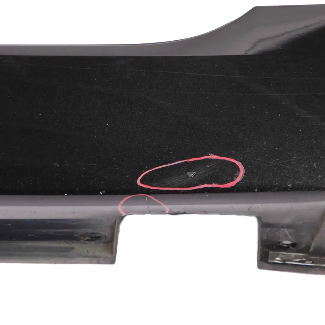 BMW E60 LCI Side Skirt Door Sill Cover Left N/S Black Sapphire Metallic - 475