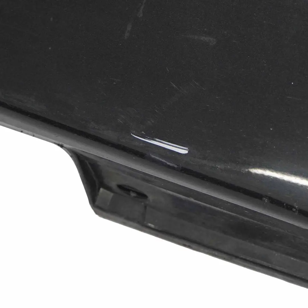 BMW E60 LCI Side Skirt Door Sill Cover Left N/S Black Sapphire Metallic - 475