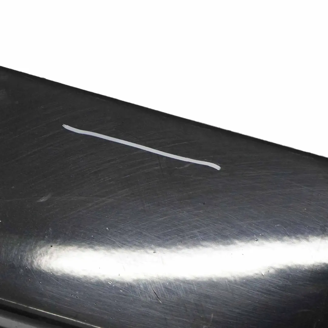 BMW E60 LCI Side Skirt Door Sill Cover Left N/S Black Sapphire Metallic - 475