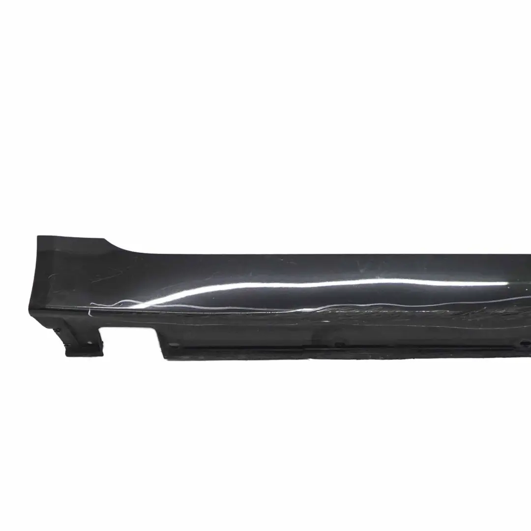 Side Skirt BMW E60 E61 LCI Door Sill Cover Right O/S Black Sapphire Metallic 475