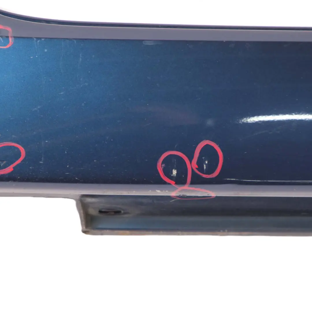 BMW 5 E60 E61 LCI Door Sill Cover Side Skirt Right O/S Tiefseeblau Blue - A76