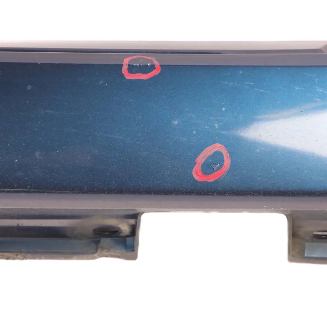 BMW 5 E60 E61 LCI Door Sill Cover Side Skirt Right O/S Tiefseeblau Blue - A76