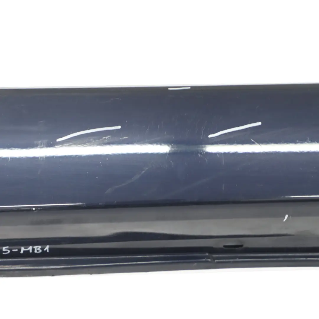 BMW E60 E61 LCI Door Sill Cover Side Skirt Right O/S Monacoblau Blue - A35