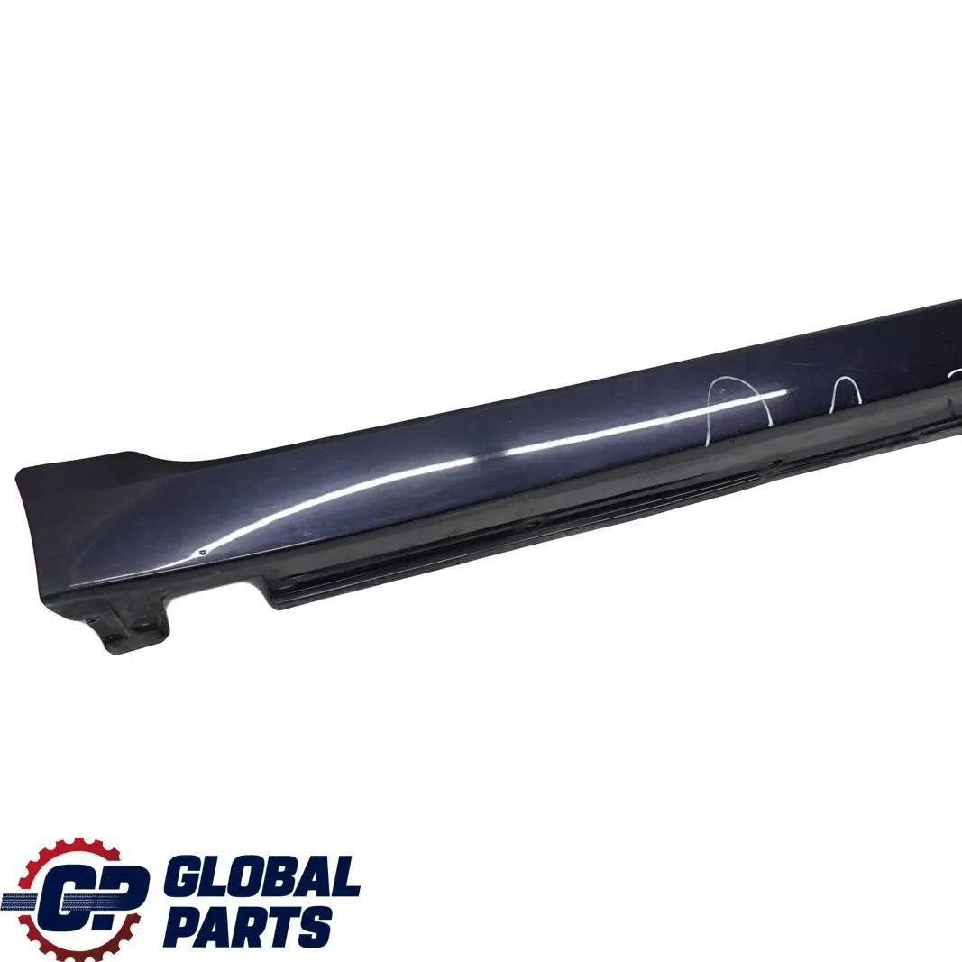 BMW 5 E60 E61 LCI 2 Door Sill Cover Side Skirt Right O/S Monacoblau Blue - A35