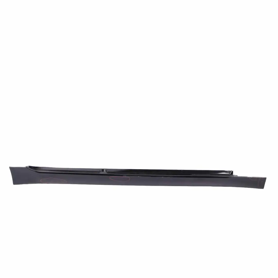 BMW 5 SERIES E60N E61N LCi Door sill cover side skirt right O/S Schwarz 2 Black