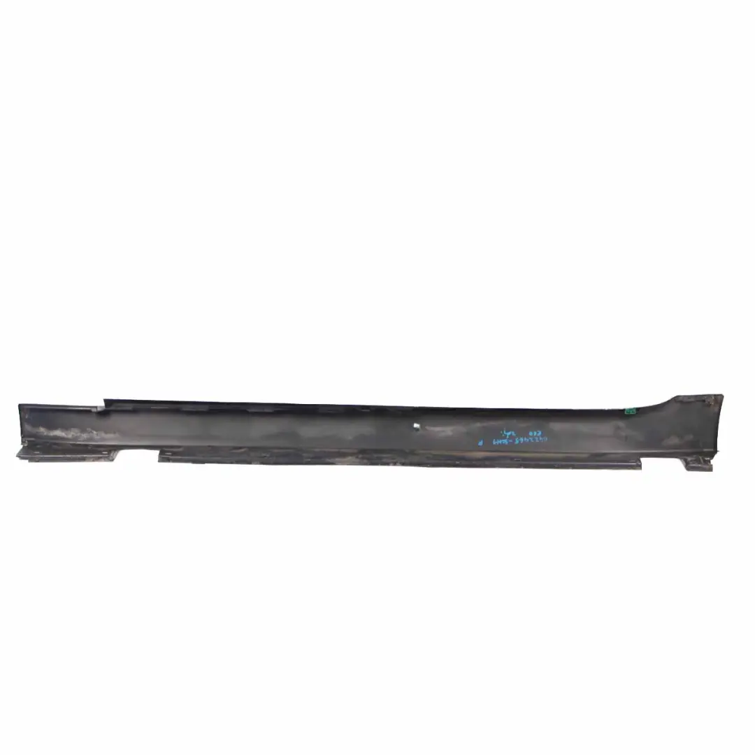BMW 5 SERIES E60N E61N LCi Door sill cover side skirt right O/S Schwarz 2 Black