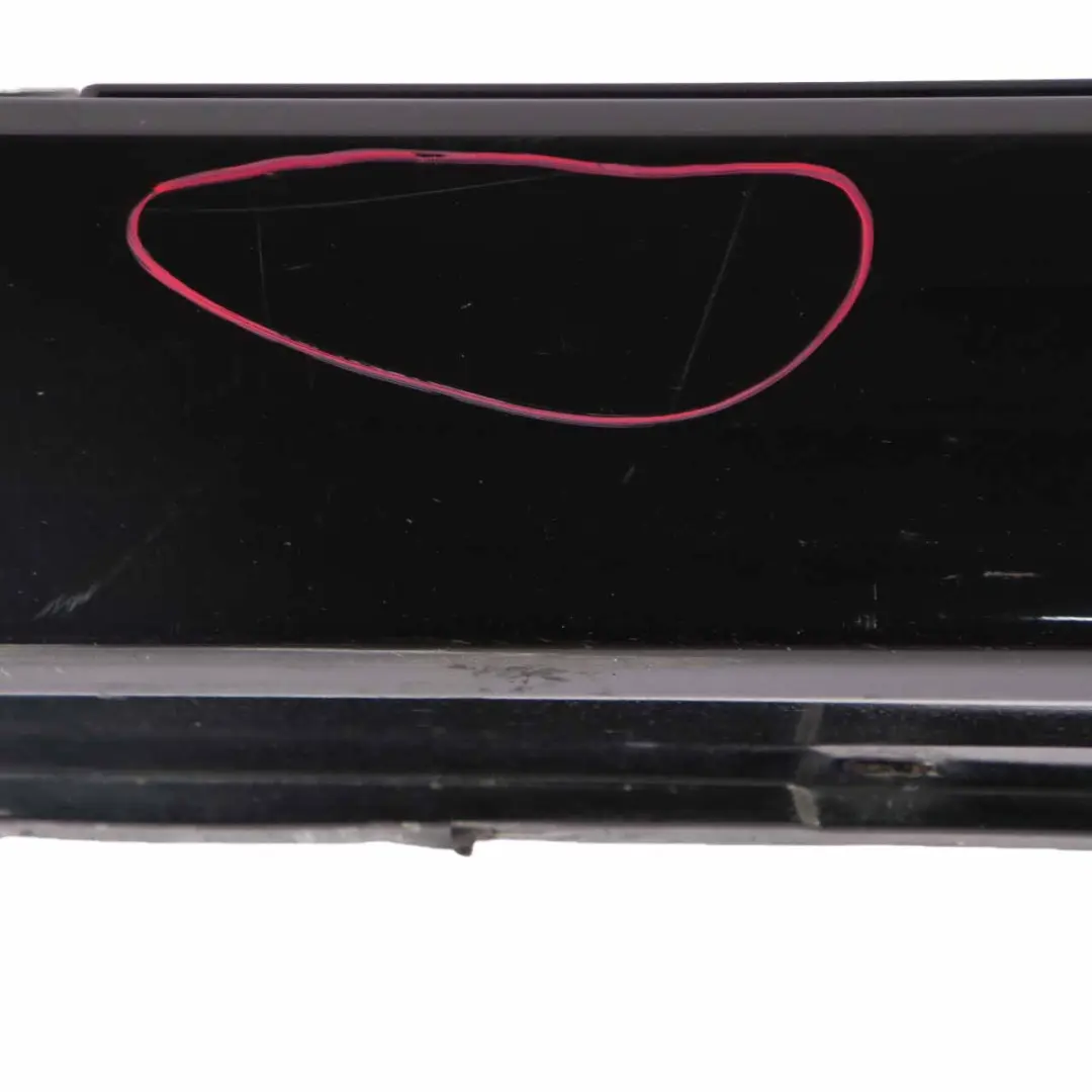 BMW 5 SERIES E60N E61N LCi Door sill cover side skirt right O/S Schwarz 2 Black