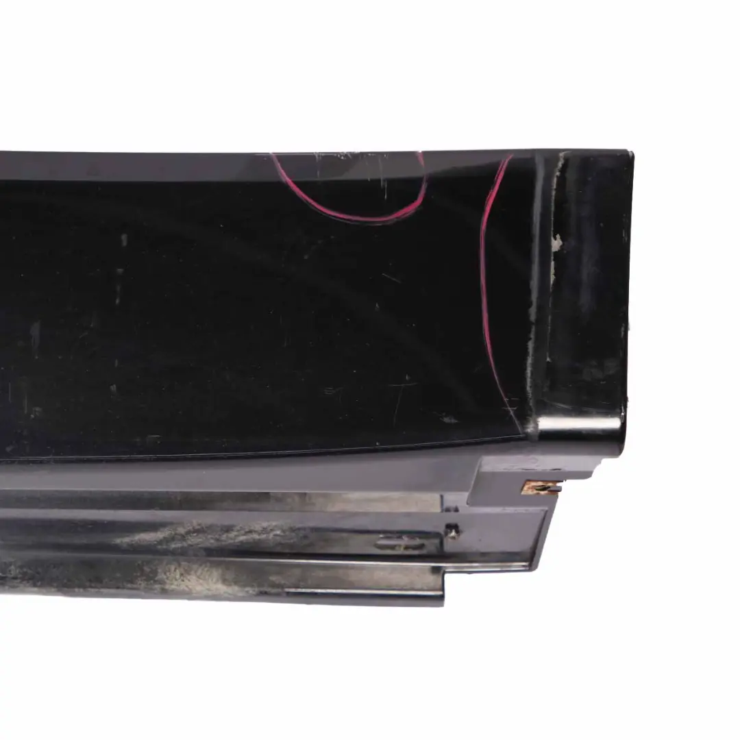 BMW 5 SERIES E60N E61N LCi Door sill cover side skirt right O/S Schwarz 2 Black