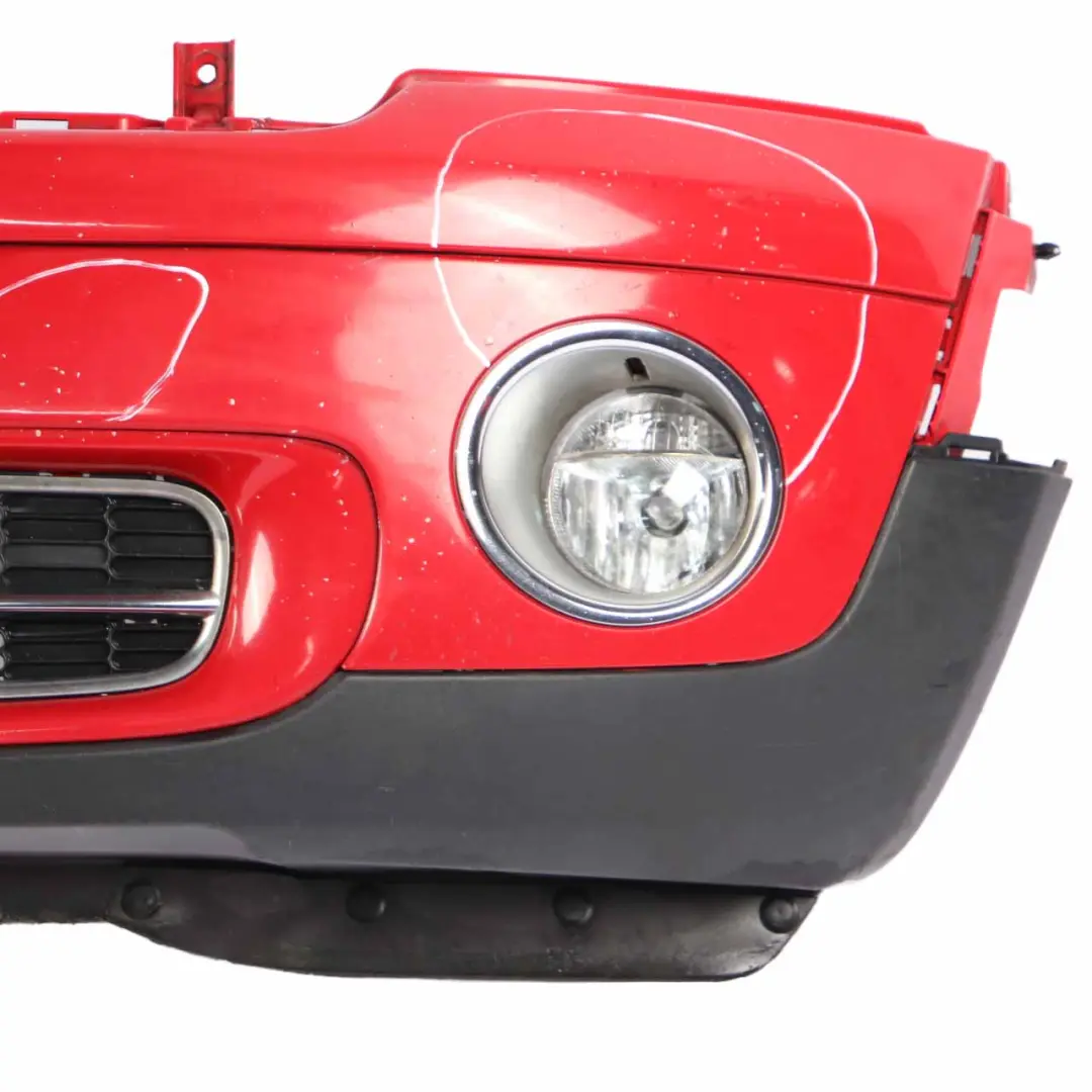 Mini Cooper R55 R56 Complete Front Bumper Trim Panel Chili Red - 851