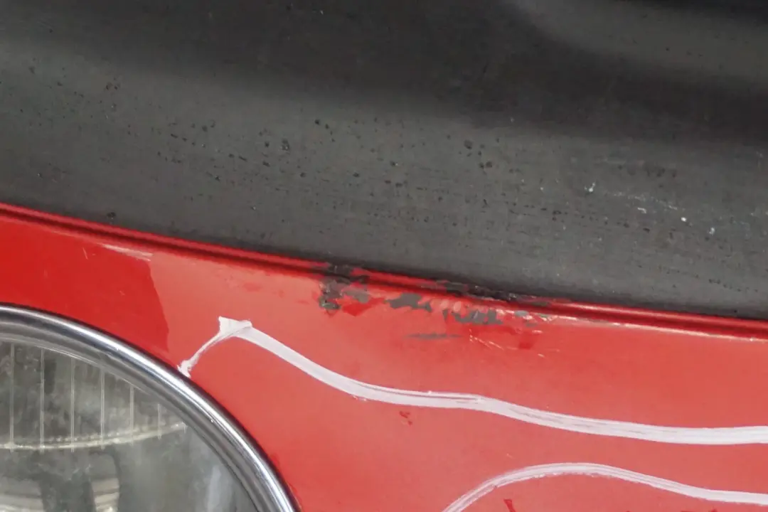 BMW Mini R55 R56 R57 Cooper Stossfänger Vorn Chili Red Rot - 851