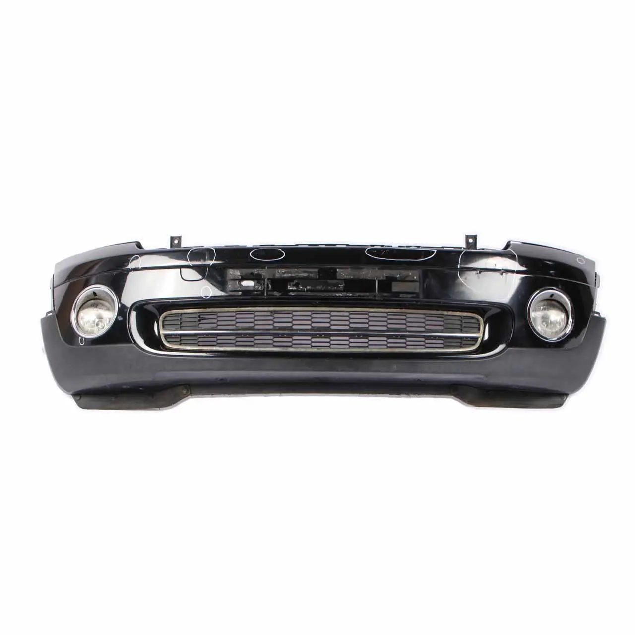 Mini R55 R56 Complete Front Bumper Trim Panel Midnight Black - A94