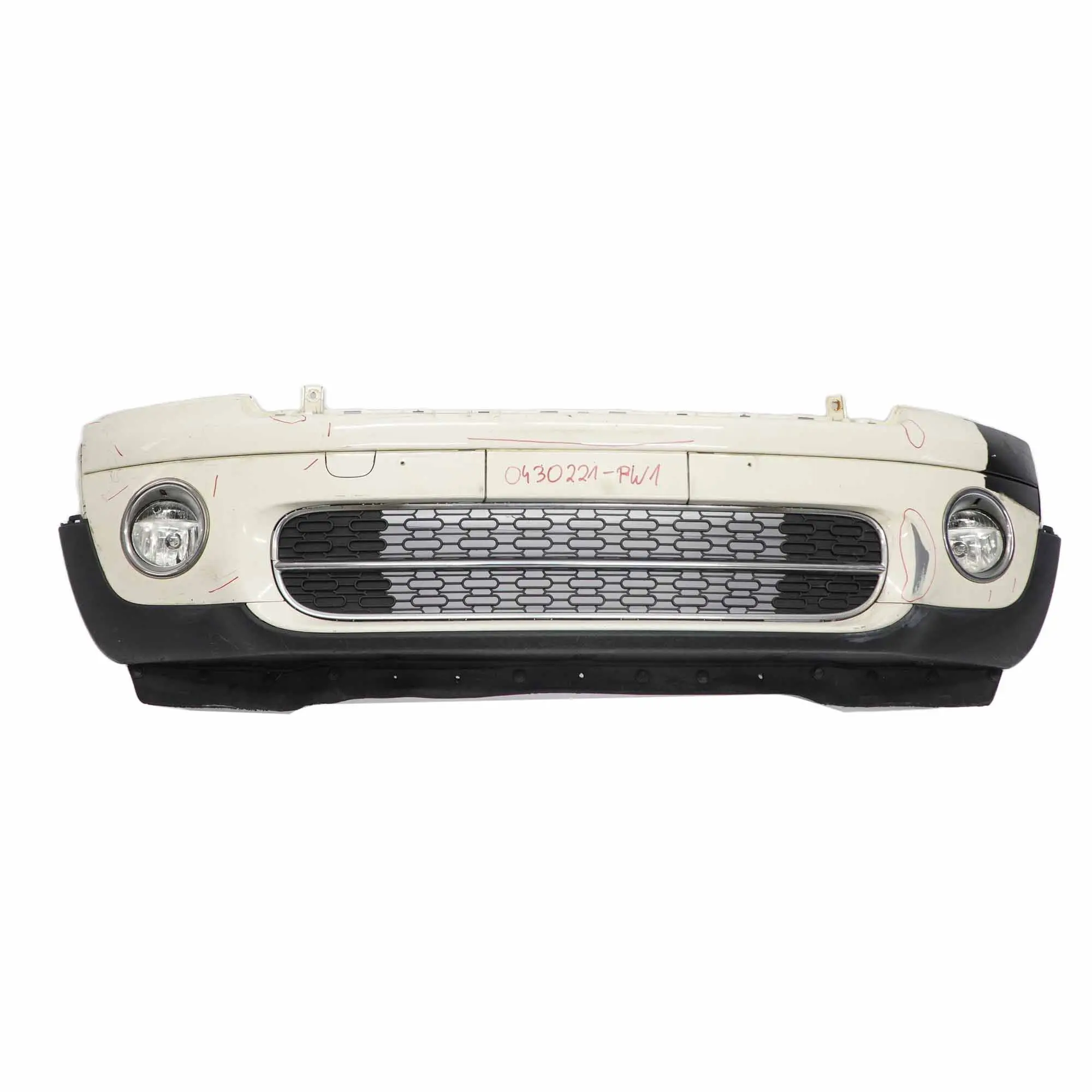 Mini R55 R56 Front Bumper Trim Panel Covering Pepper White - 850