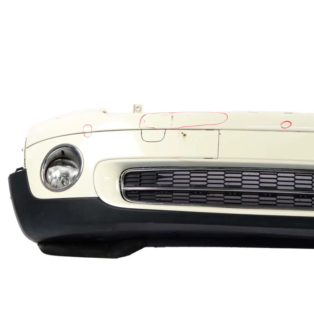 Mini R55 R56 Front Bumper Complete Trim Panel Pepper White - 850