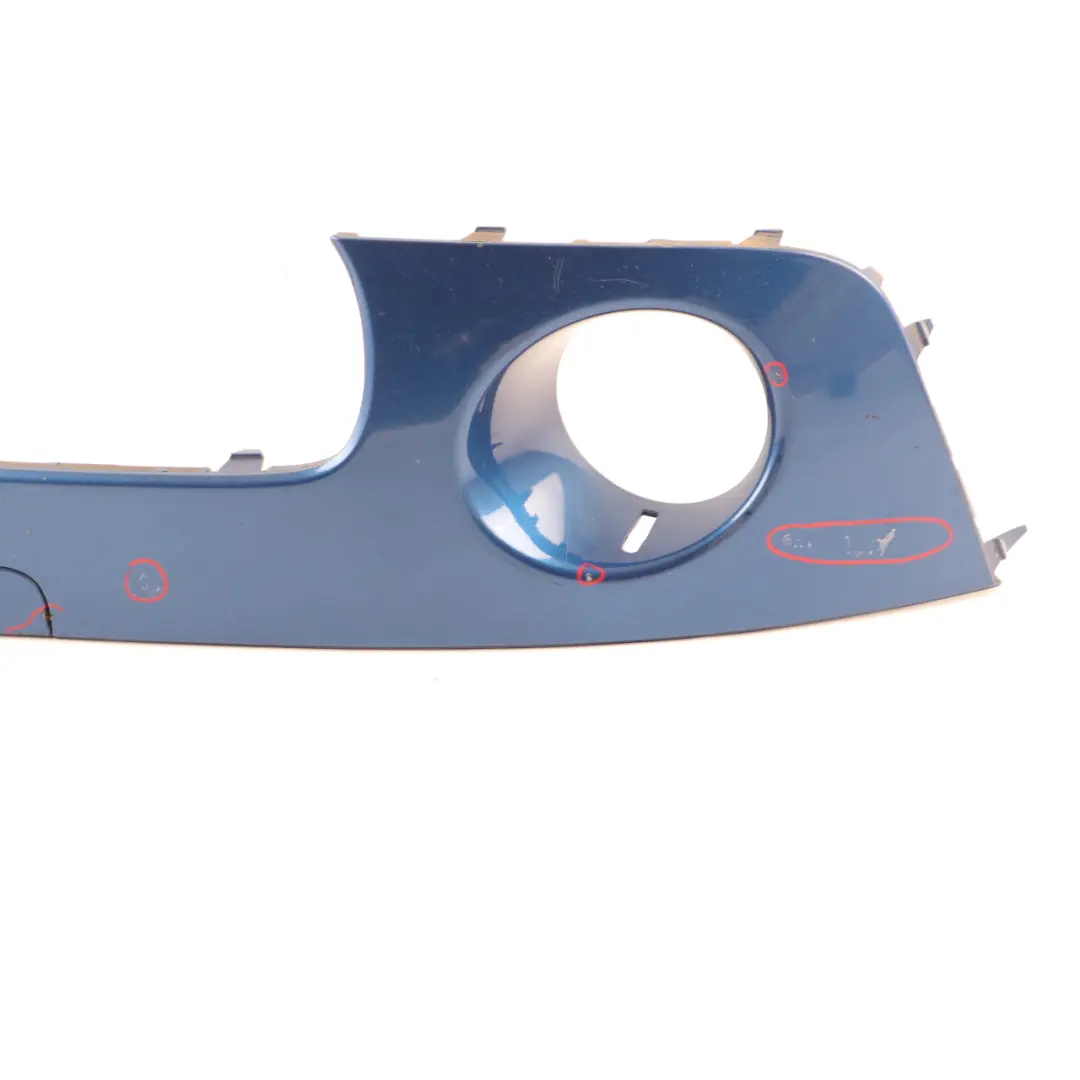 Mini Cooper One R55 R56 Front Bumper Trim Panel Right O/S Lightning Blue 2751562