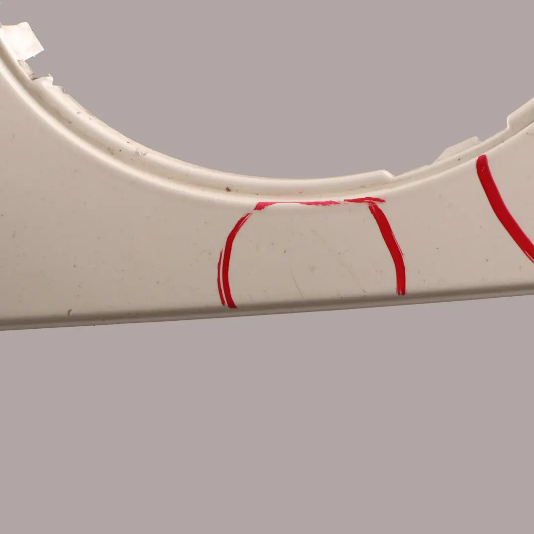 Mini Cooper R55 R56 Front Bumper Panel Trim Right O/S Pepper White 2753658