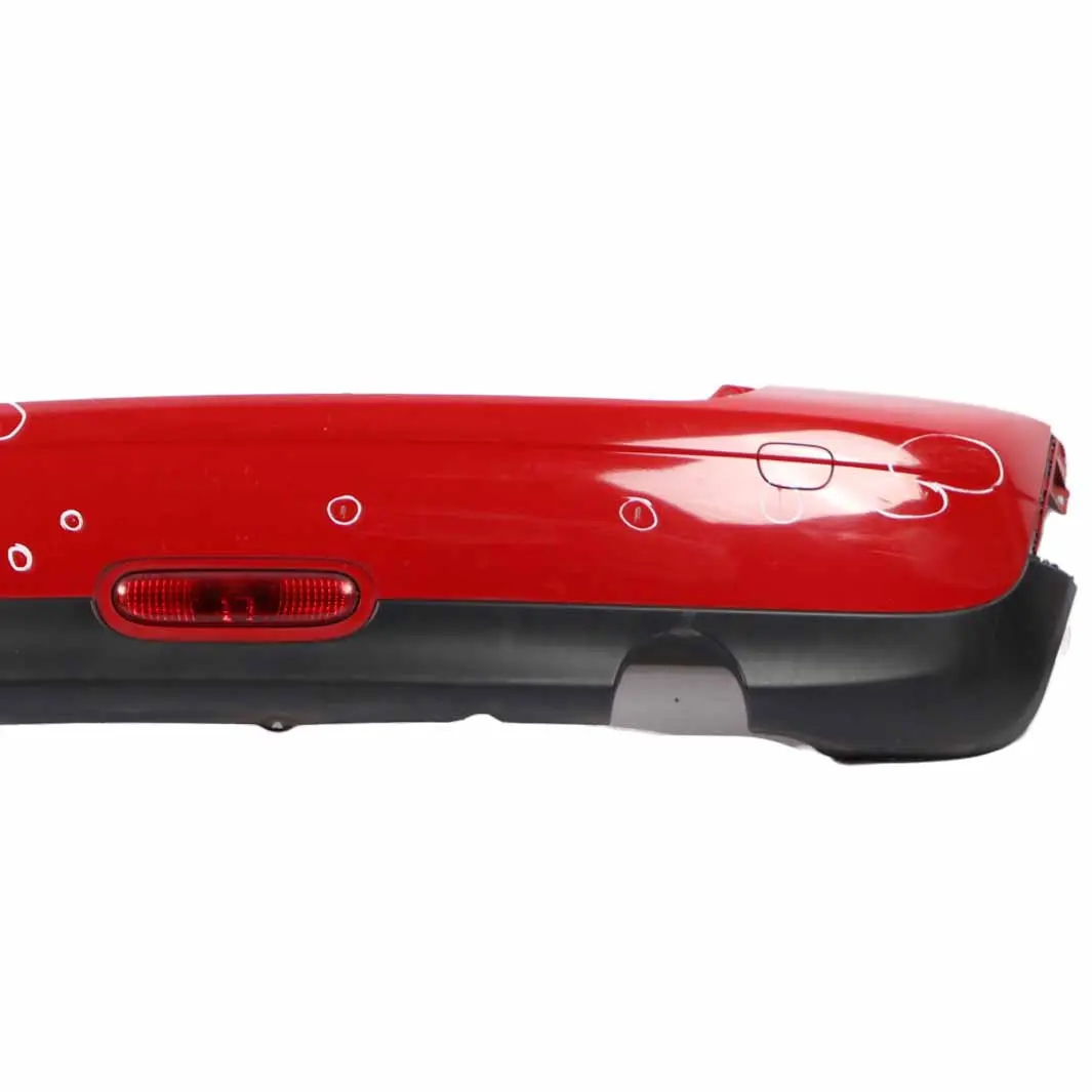 Mini R56 R57 Bumper Rear Trim Panel Covering Chili Red - 851