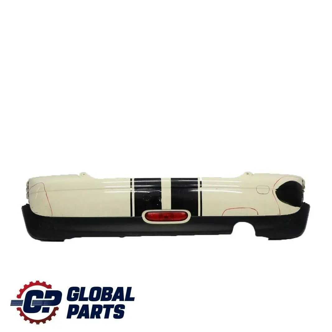 BMW Mini Cooper 1 R56 R56N R57 Panel Rear Bumper Pepper White - 850