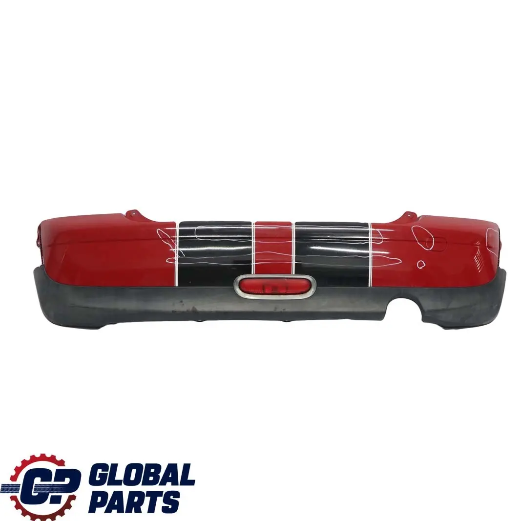 Mini Cooper One 5 R56 R57 Panel parachoques trasero Chili Red - 851