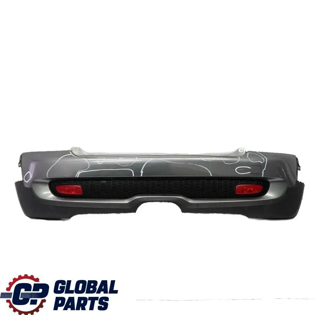 Mini Cooper S R56 R57 Complete Rear Bumper Trim Panel Dark Silver