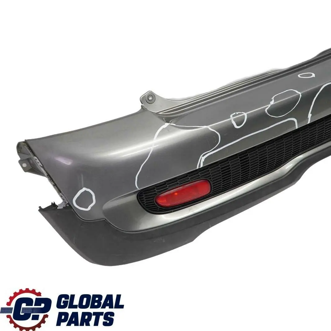 Mini Cooper S R56 R57 Complete Rear Bumper Trim Panel Dark Silver