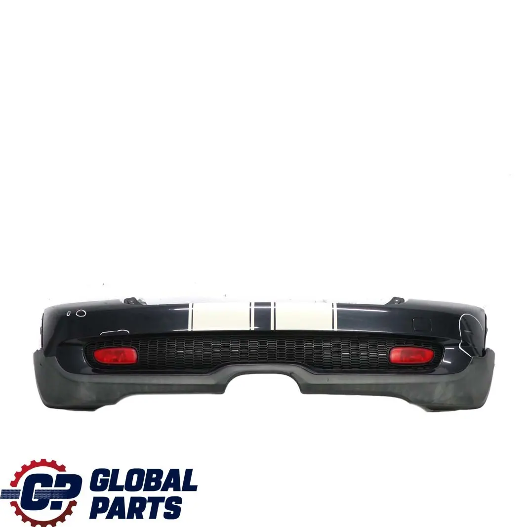 BMW Mini Cooper S R56 R57 2 Complete Rear Bumper Trim Panel Astro Black - A25