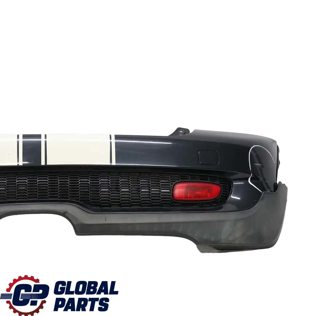 BMW Mini Cooper S R56 R57 2 Complete Rear Bumper Trim Panel Astro Black - A25