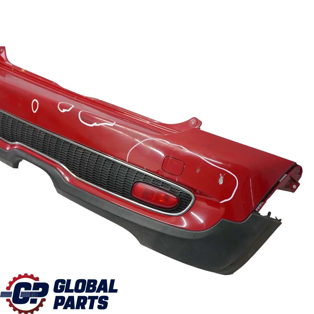 BMW Mini Cooper S R56 R57 Complete Rear Bumper Trim Panel Chili Red - 851