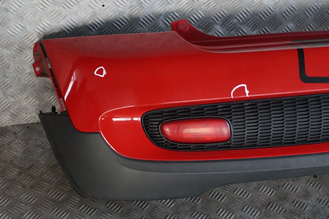 Complete Rear Bumper Trim Panel Chili Red - 851 BMW Mini Cooper S R56 R57 7 - SKU 0430252-CHRED7 - Part number 