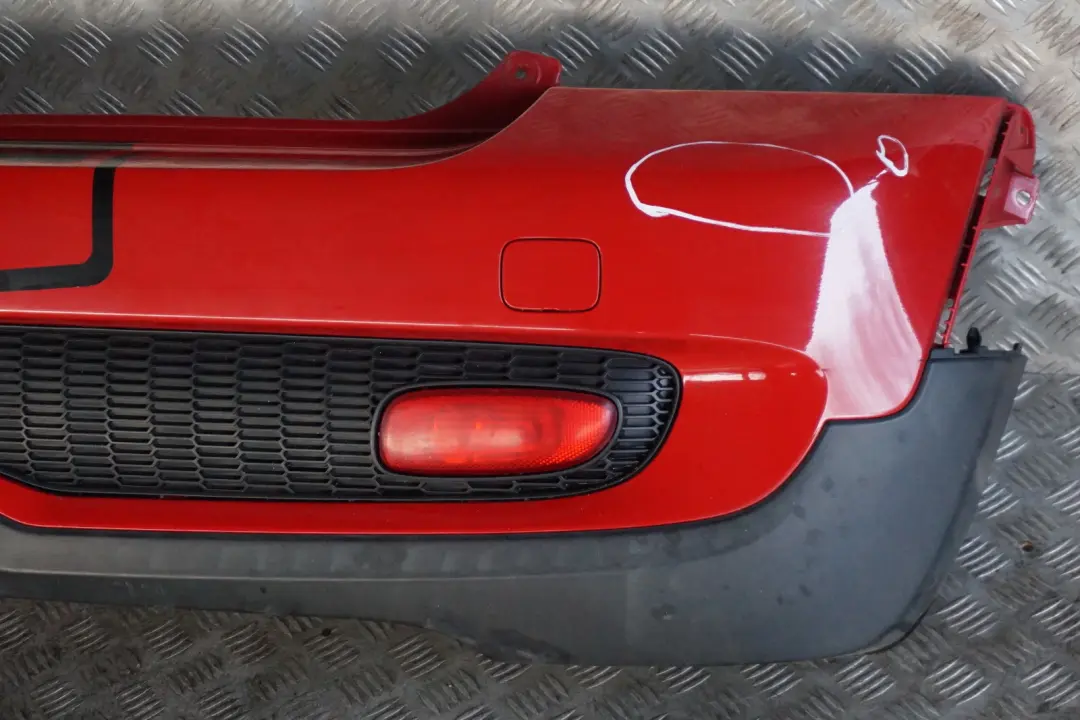 Complete Rear Bumper Trim Panel Chili Red - 851 BMW Mini Cooper S R56 R57 7 - SKU 0430252-CHRED7 - Part number 