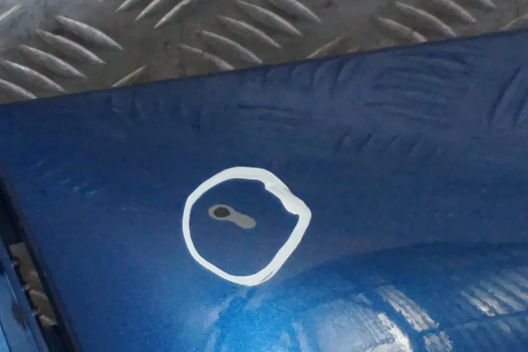 @BMW Mini Cooper S R56 R57 1 Complete Rear Bumper Trim Panel Lightning Blue A63