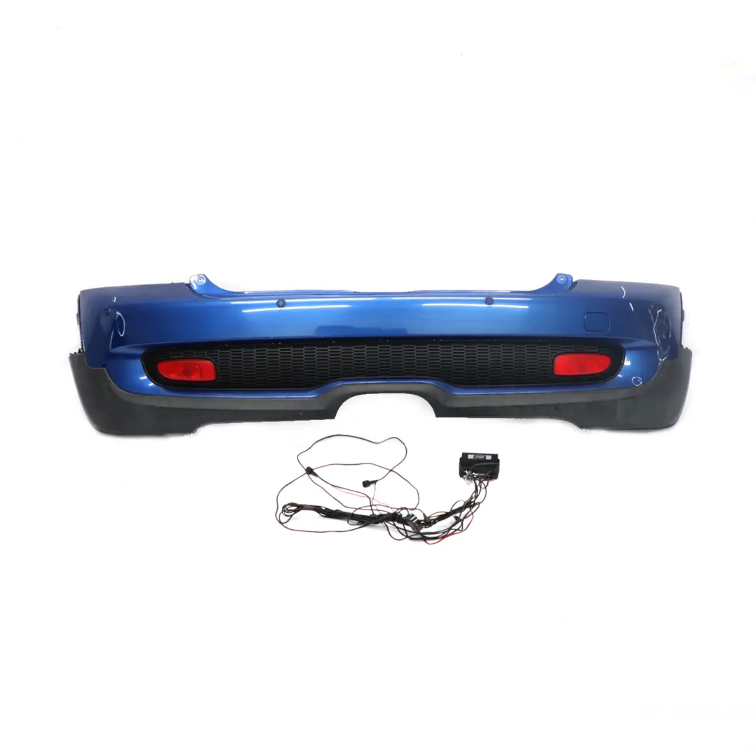 Mini R56 R57 Rear Bumper Cooper S PDC Trim Panel Lightning Blue Metallic - A63