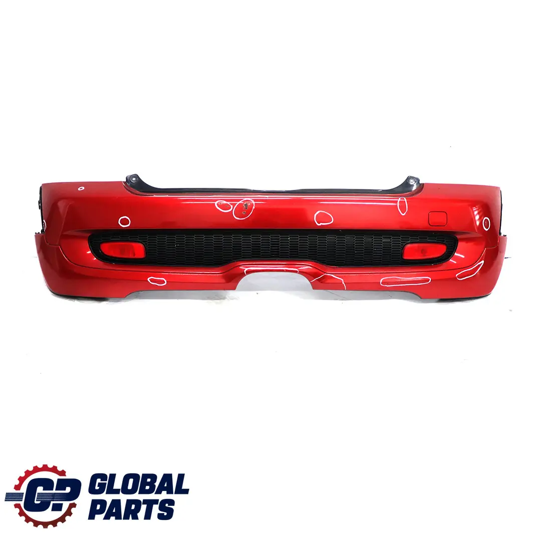 Mini Cooper S R56 R57 Complete Rear Bumper Trim Panel Red Painted