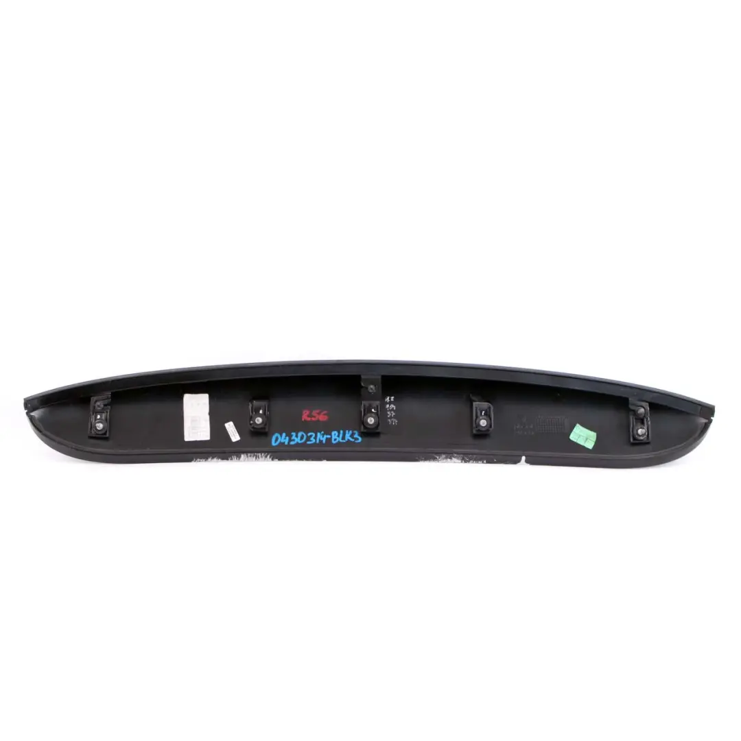 Mini Cooper One 3 R56 Rear Spoiler Trunk Lid Black 7148913 0430314