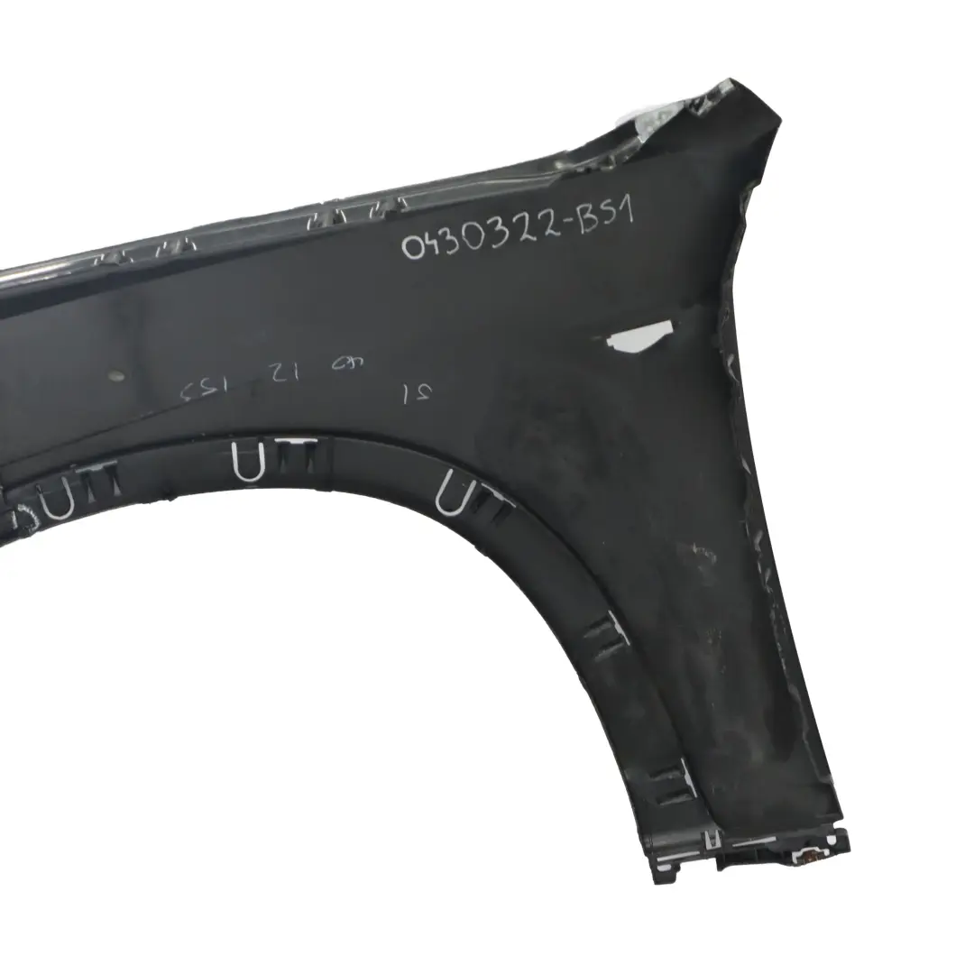 Side Wing Panel BMW X5 E70 Front Right O/S Fender Black Sapphire Metallic - 475