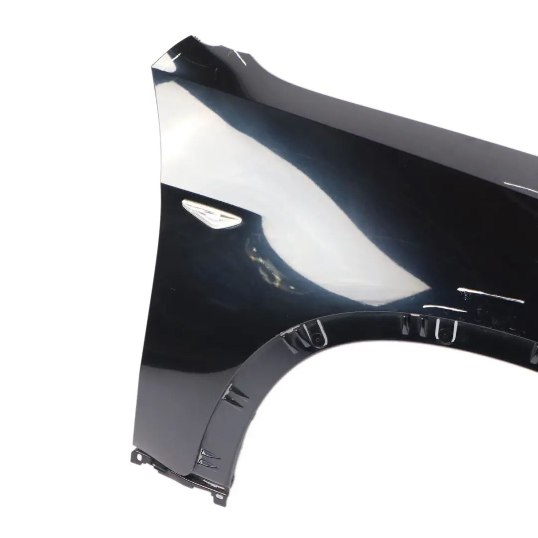 Side Wing Panel BMW X5 E70 Front Right O/S Fender Carbonschwarz Black - 416