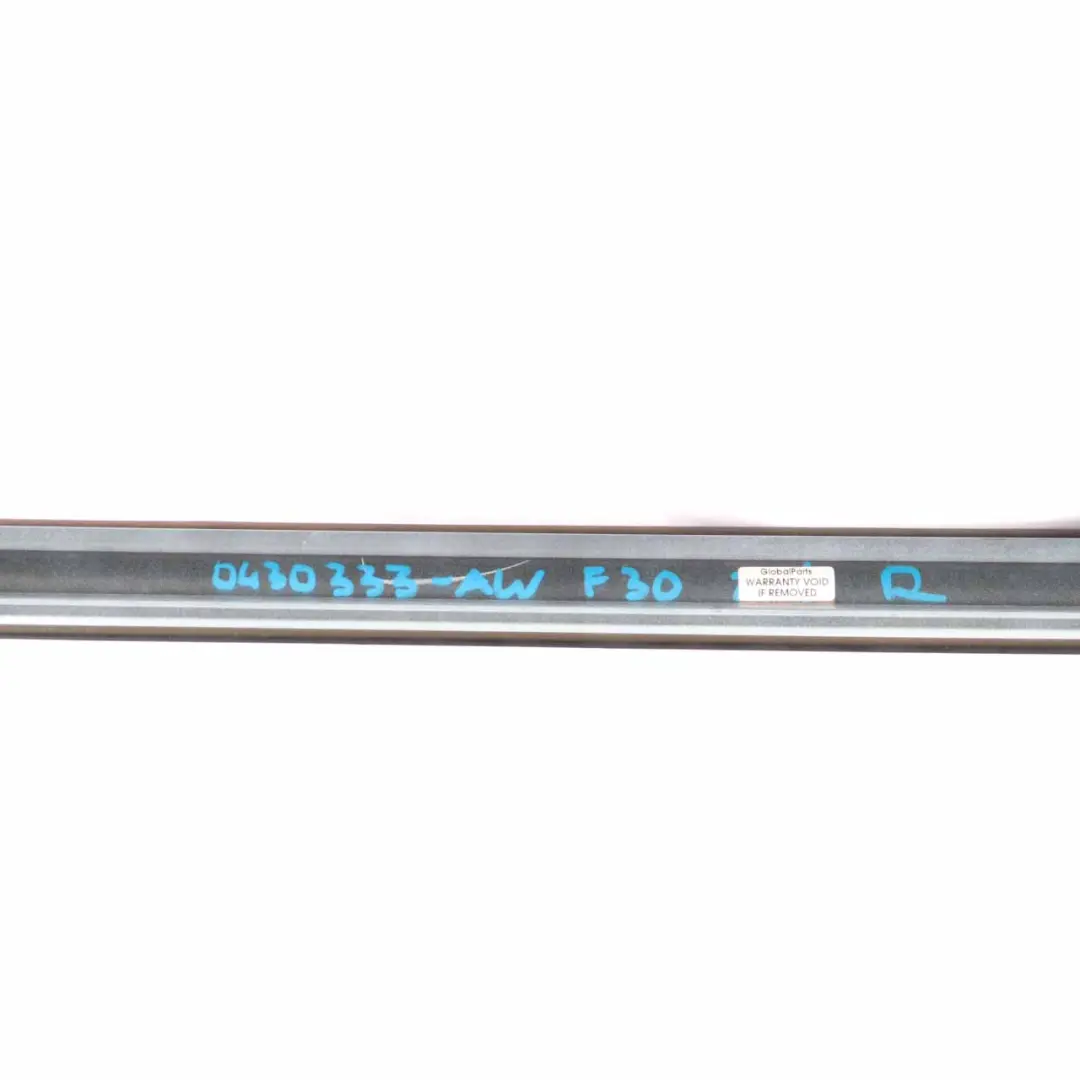 BMW X5 E70 Left N/S Roof Railing Moulding Trim Strip Alpinweiss White - 300