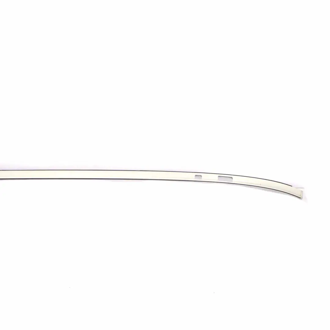 BMW X5 E70 Left N/S Roof Railing Moulding Trim Strip Alpinweiss White - 300