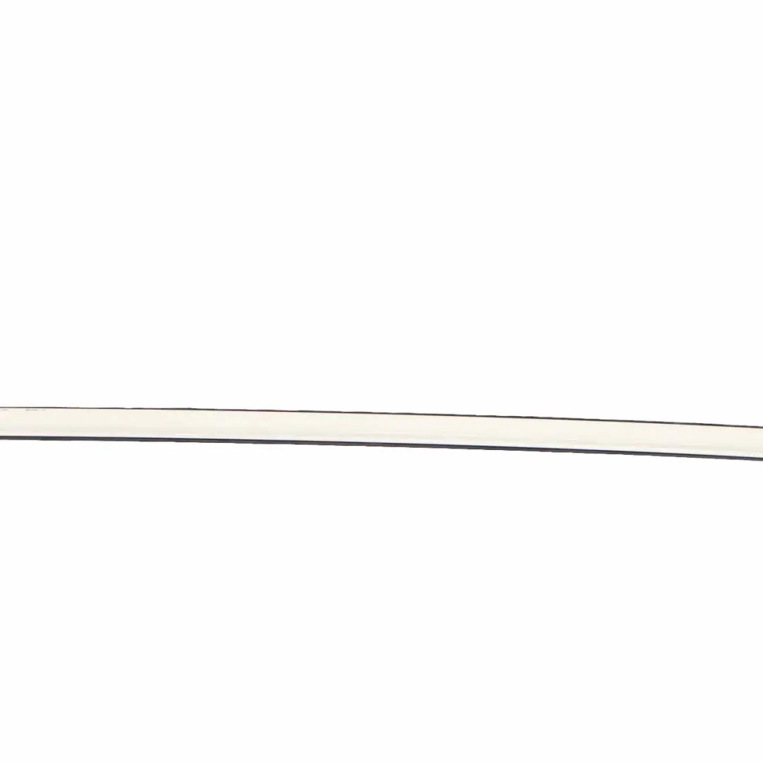 BMW X5 E70 Left N/S Roof Railing Moulding Trim Strip Alpinweiss White - 300