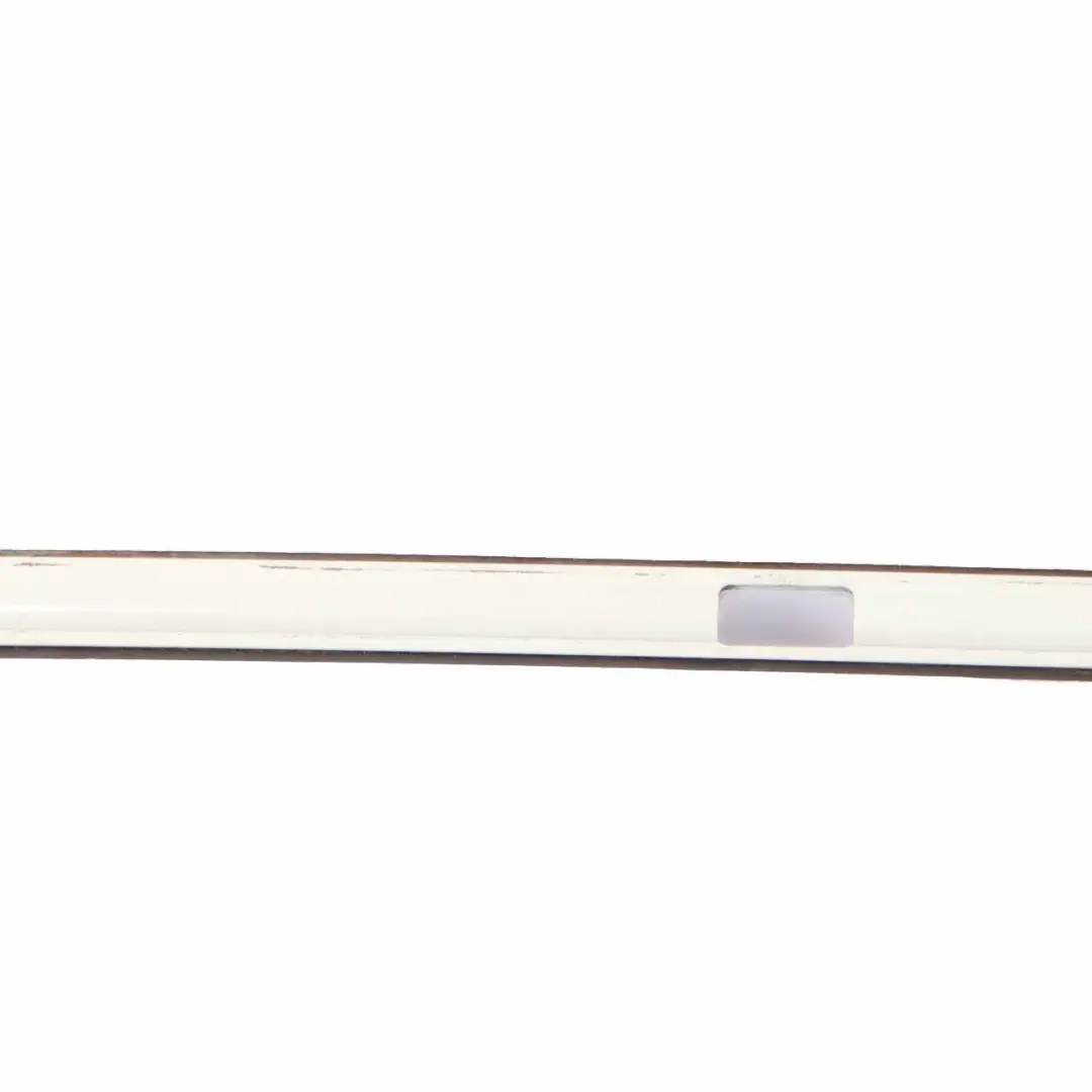 BMW X5 E70 Left N/S Roof Railing Moulding Trim Strip Alpinweiss White - 300