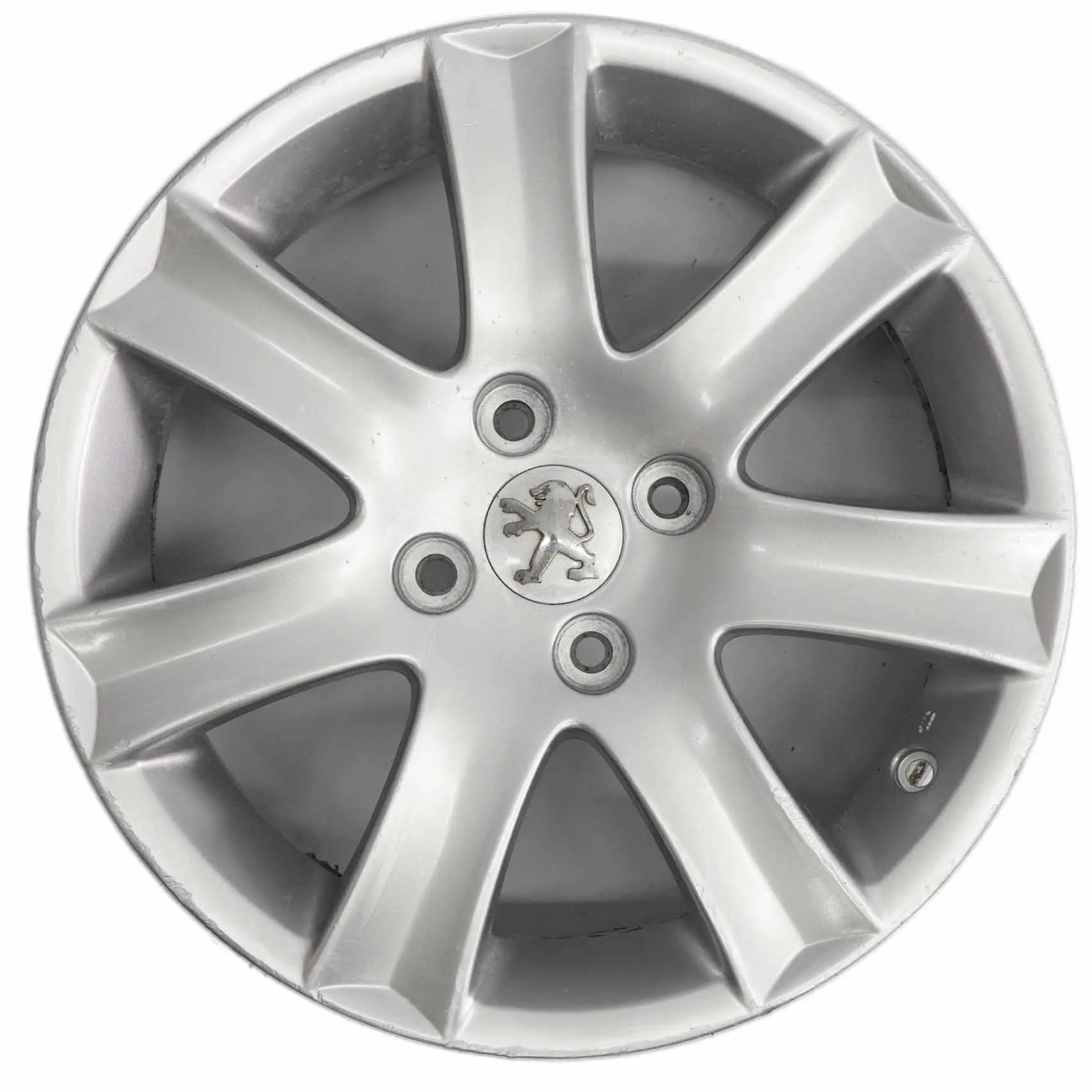 Peugeot 207 Silver Wheel Alloy Rim 16" 6J ET:27 04322X