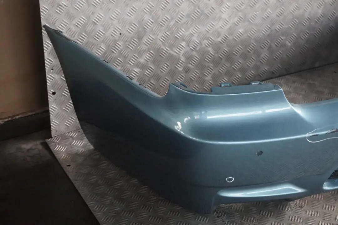 BMW 3 Series E92 E93 M3 Look Complete Rear Bumper PDC Atlantikblau Atlantic Blu