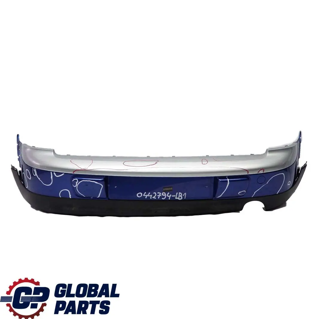 Mini Clubman R55 Complete Rear Bumper Trim Panel Lightning Blue - A63