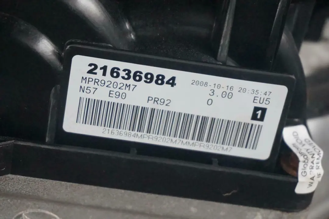 Motor N57D30A BMW F10 F11 F01 530d 730d N57 Desnudo Nueva Distribucion GARANTÍA