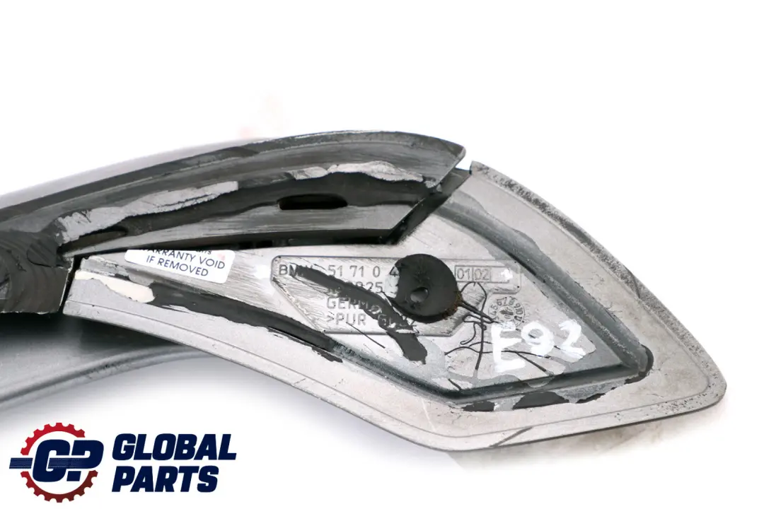 Aerodynamic Boot Trunk Tailgate Spoiler Spacegrau Space Grey BMW 3 Series E92 - SKU 0443131-SCG - Part number 0443131