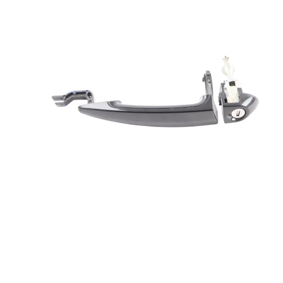BMW E81 E87 E88 Grab Handle Door Front Right O/S Black Sapphire Metallic - 475