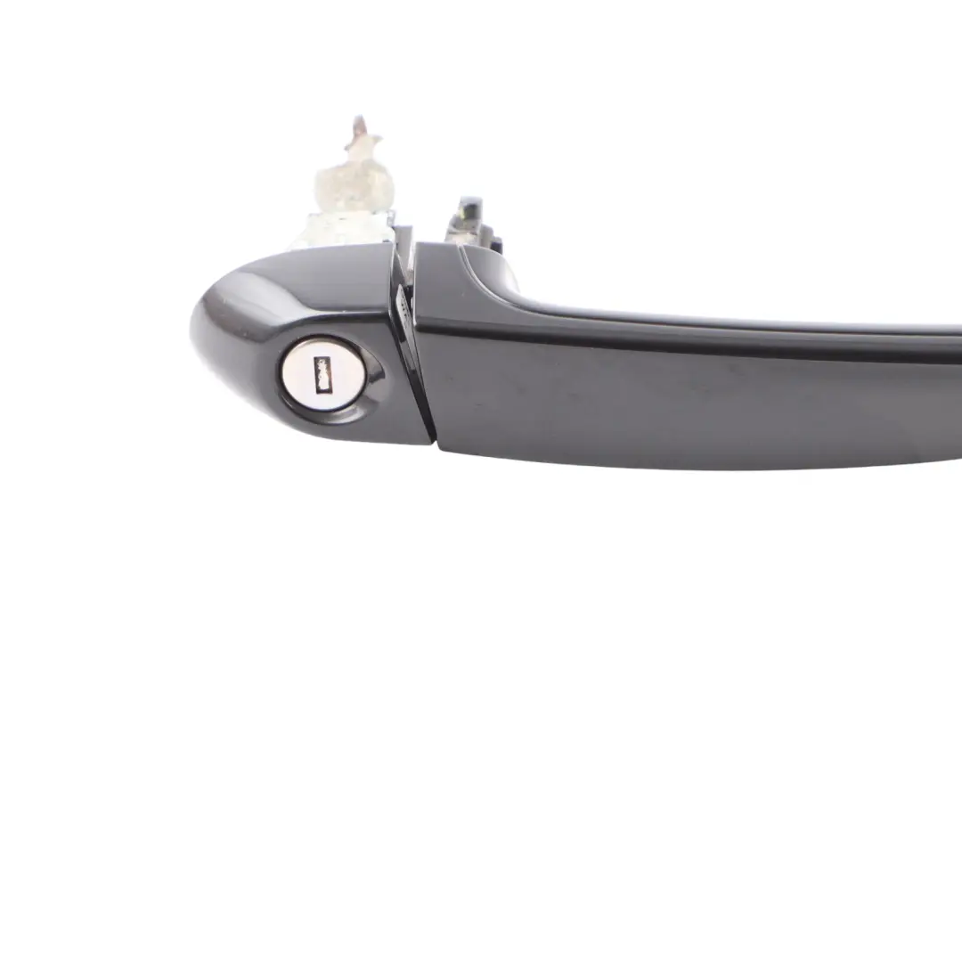BMW E81 E87 E88 Grab Handle Door Front Right O/S Black Sapphire Metallic - 475