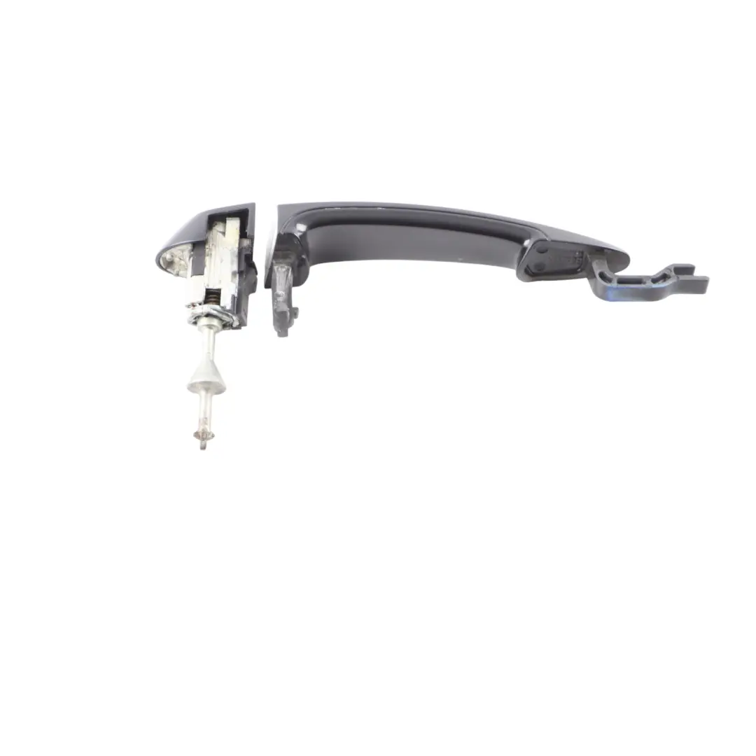 BMW E81 E87 E88 Grab Handle Door Front Right O/S Black Sapphire Metallic - 475