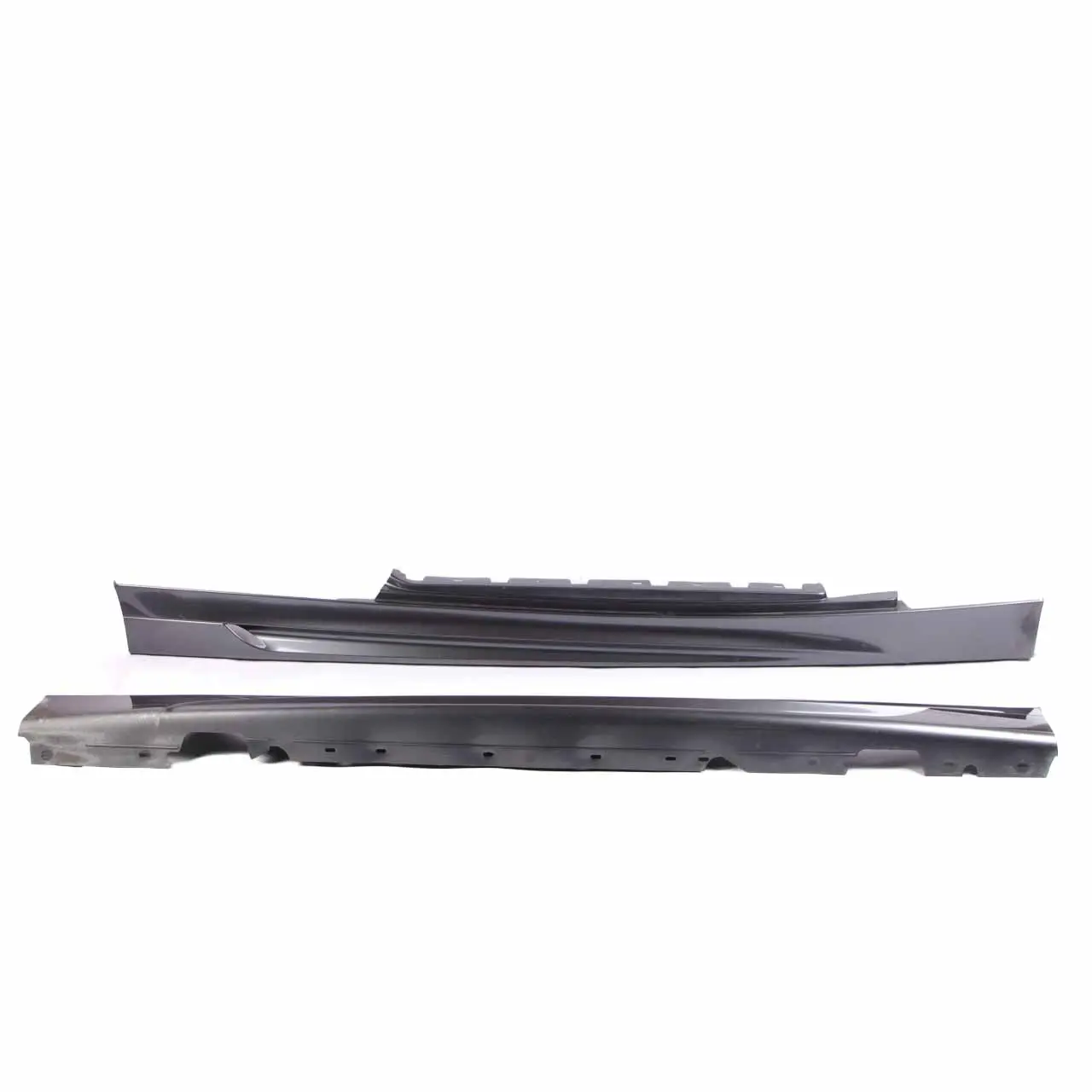 BMW E81 E82 Side Skirt Aero Sill Strip Left Right Set Sparkling Graphite - A22